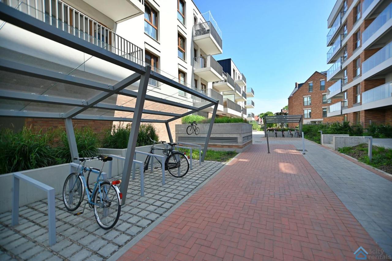Beige 3City Apartment With Parking In Gdansk By Noclegi Renters Eksteriør bilde